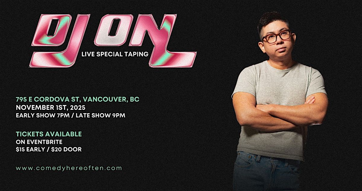DJ On | Live Comedy Special Taping