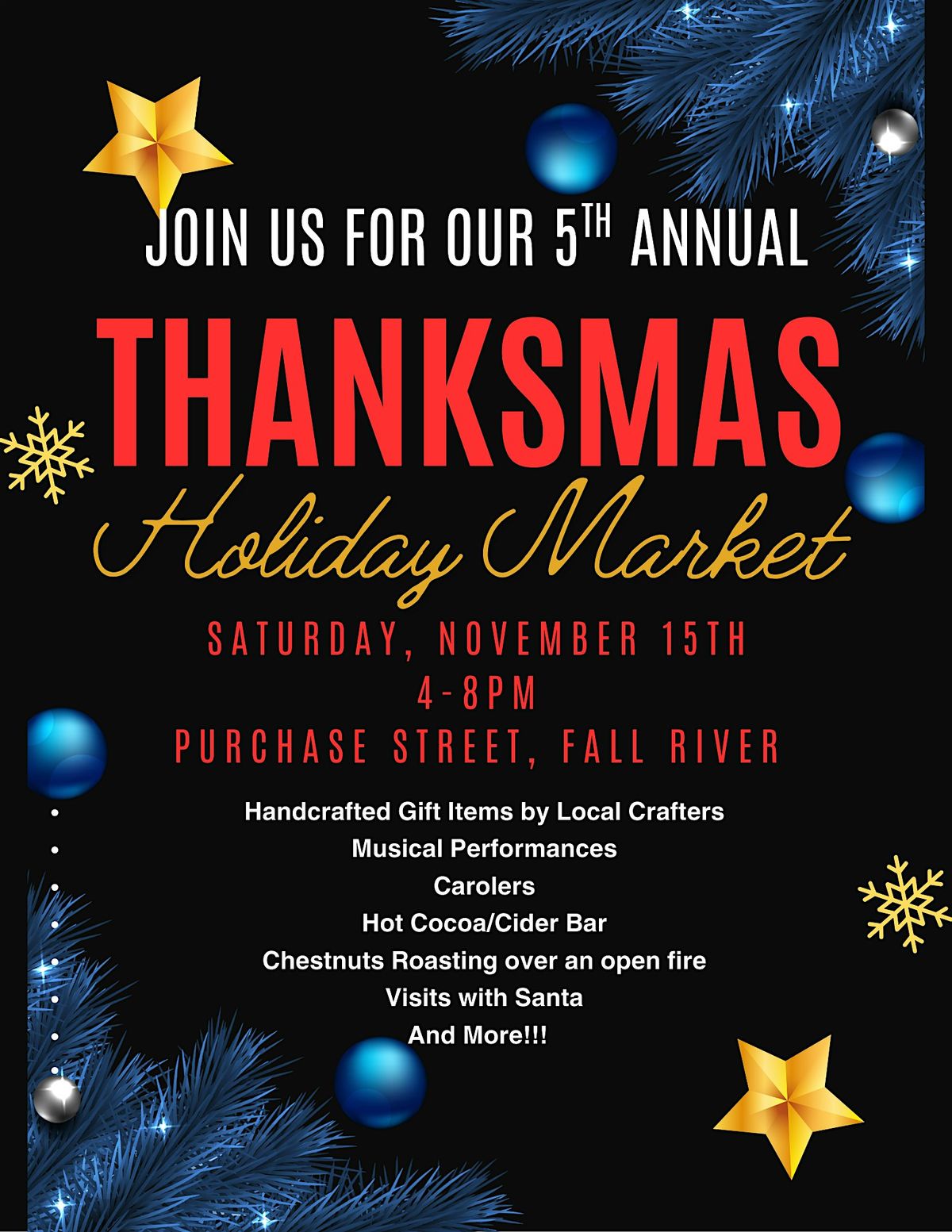 5th Annual THANKSMAS Holiday Market