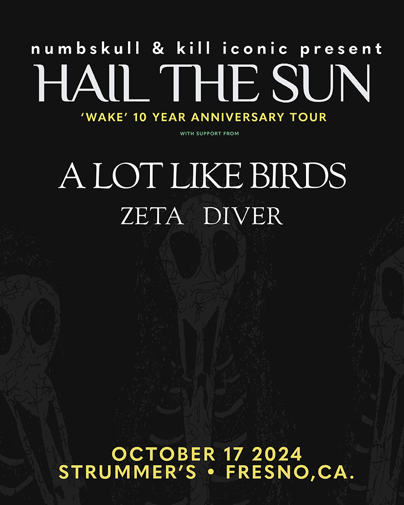 Hail The Sun, A Lot Like Birds, Zeta, Diver