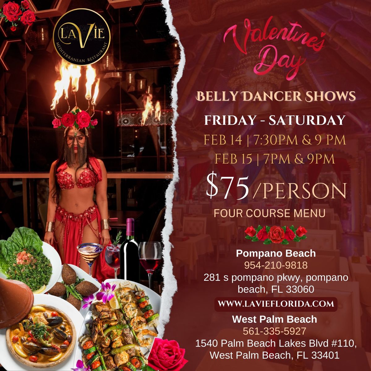 Valentine\u2019s at La Vie West Palm Beach