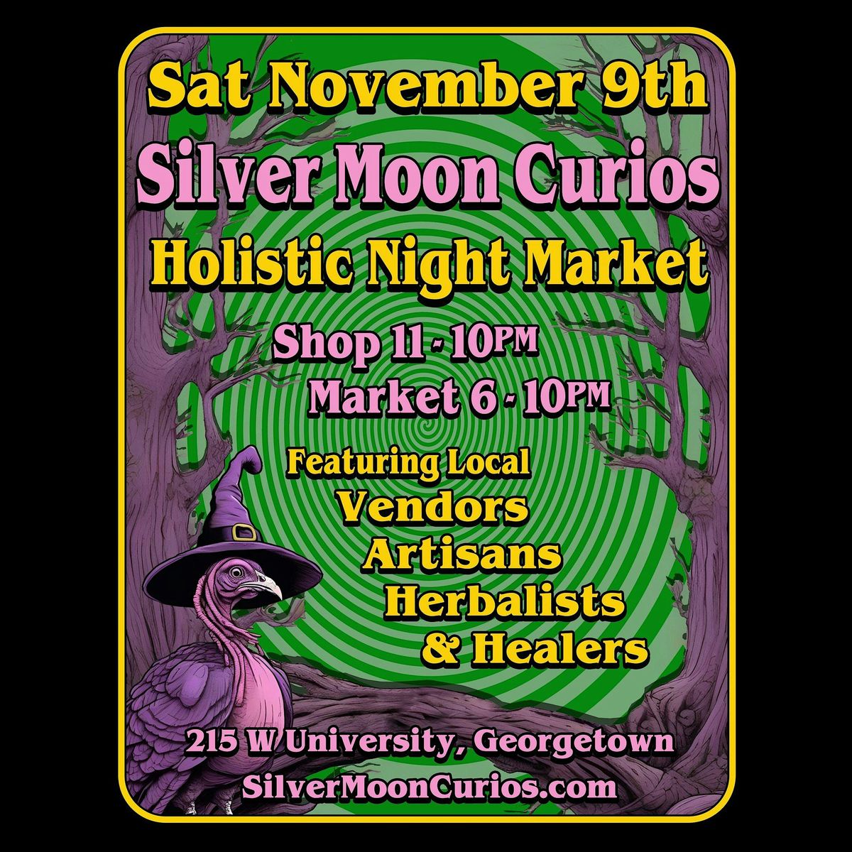 Silver Moon Curios Holistic Night Market