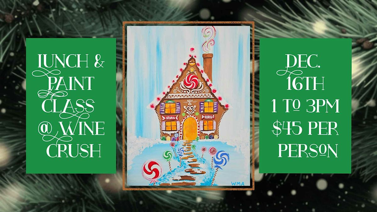 Paint Class & Lunch at Wine Crush in Albany