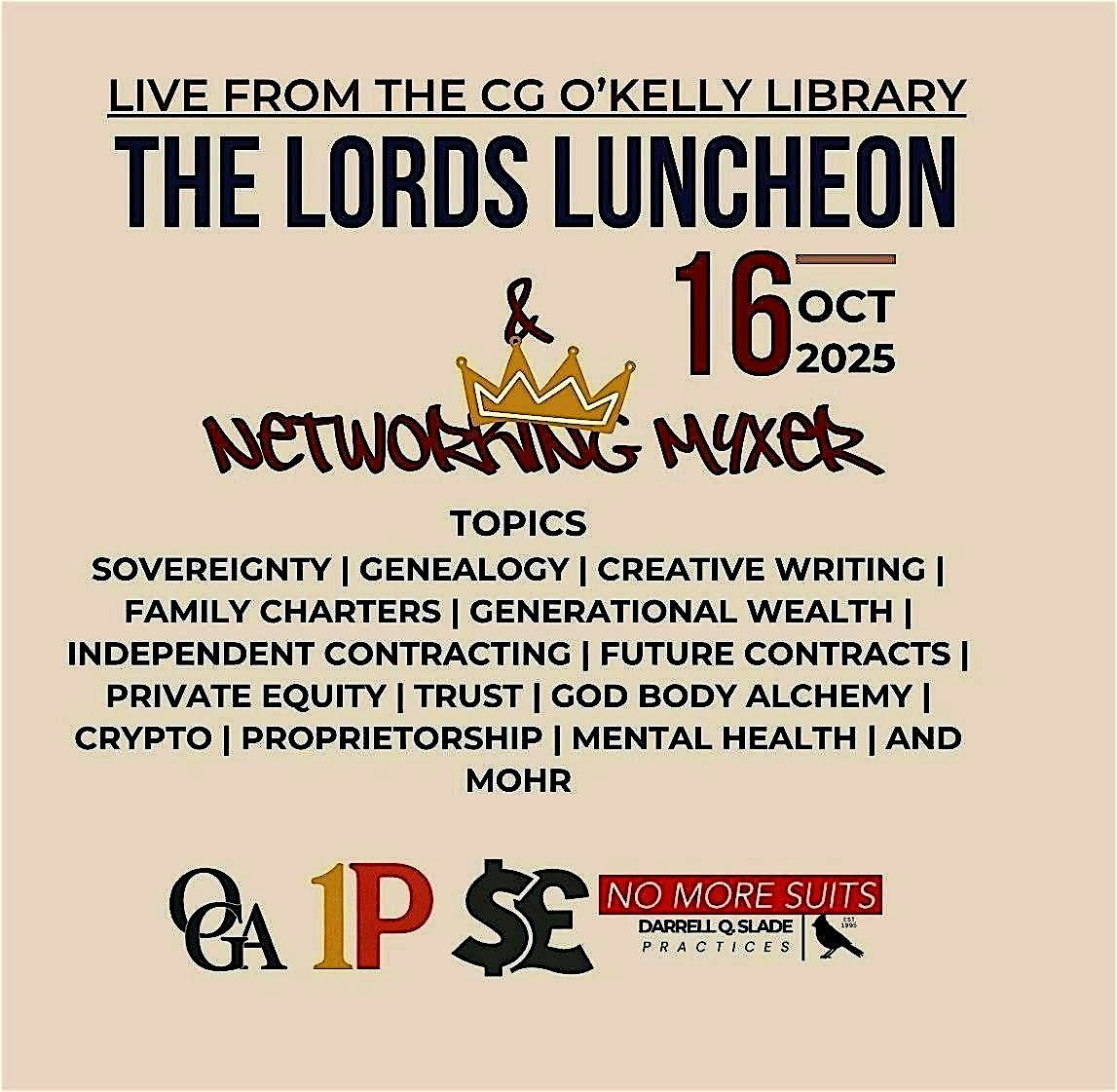 THE LORDS LUNCHEON