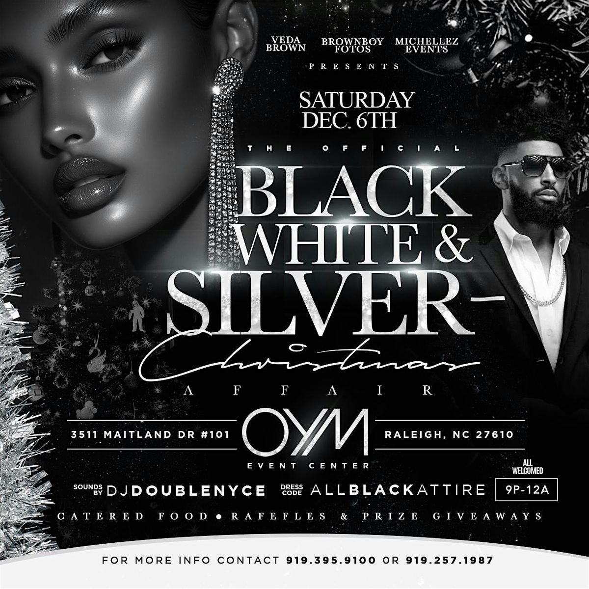 The Black White & Silver Christmas Affair