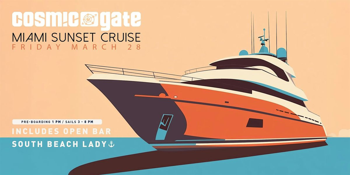 Cosmic Gate Miami Sunset Cruise