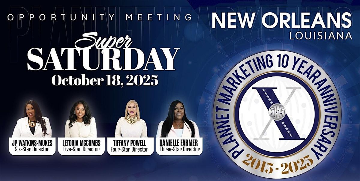 Super Saturday Anniversary Edition