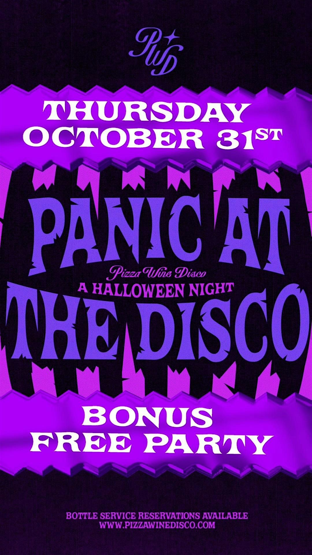 Panic at the Disco Oct 31