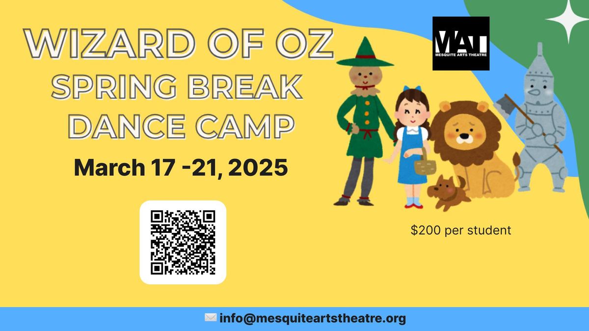 @MesquiteArtsTheatre | Spring Break Dance Camp