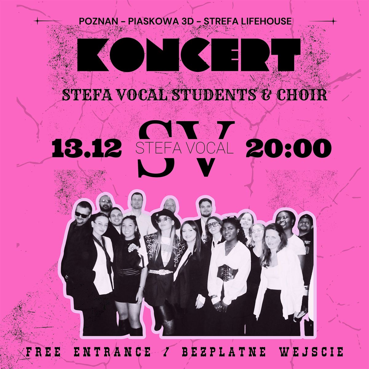 SV - CONCERT (KONCERT) - 20:00 (8:00 PM) - Stefa Vocal Students & Choir
