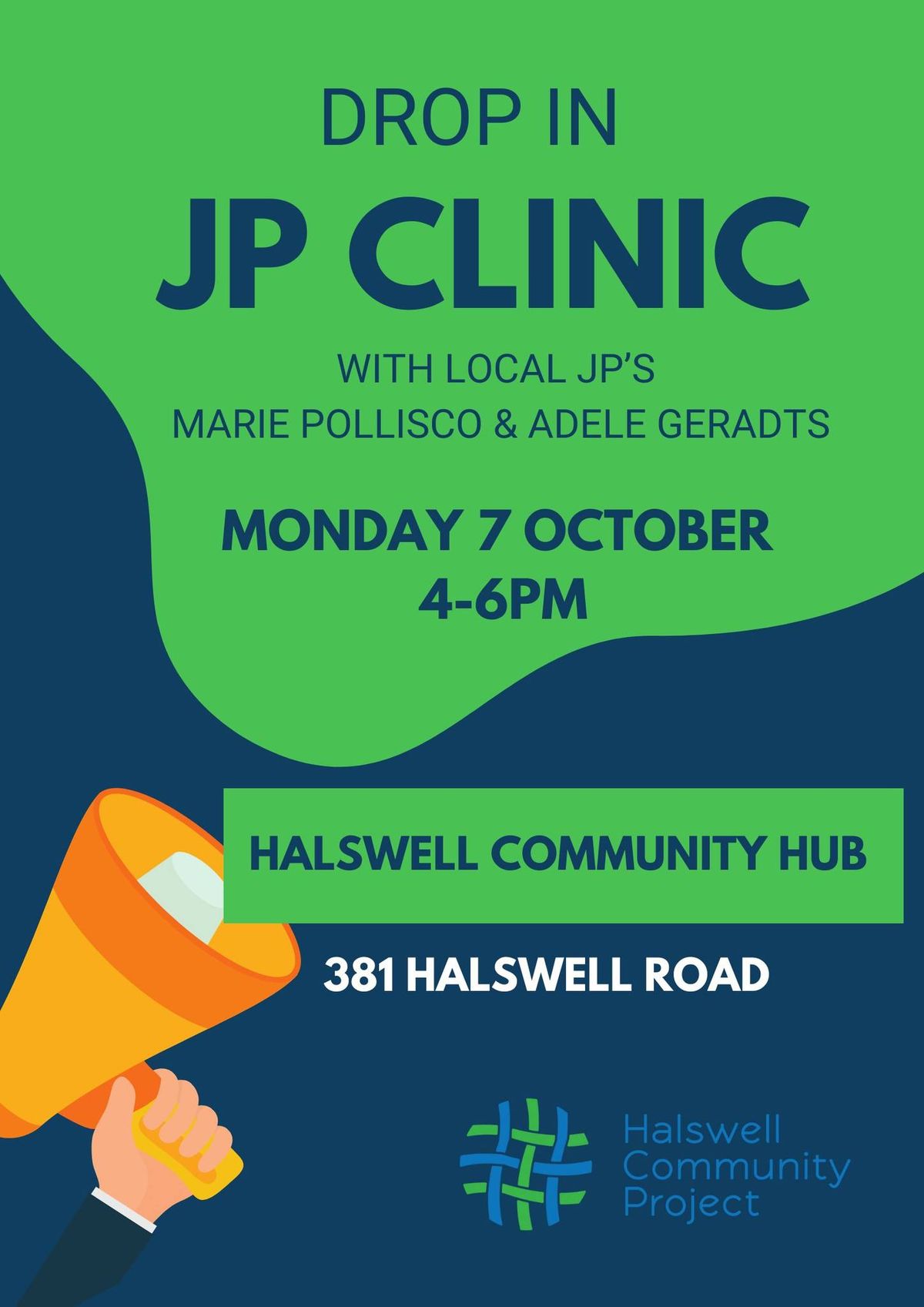 Drop in JP Clinic