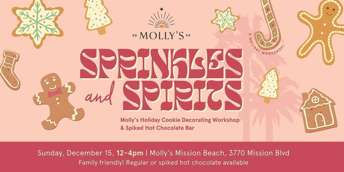 Sprinkles & Spirits at Molly\u2019s: A Holiday Workshop