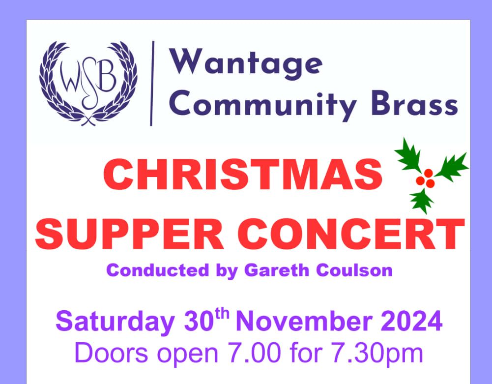 Christmas Supper Concert with Wantage Community Brass