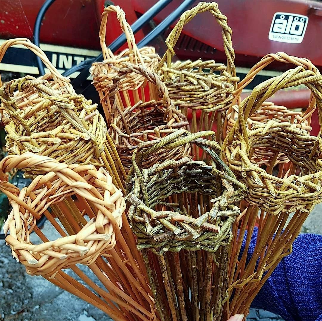 Willow Basketry Class - Bird Feeders + Garden Spirals