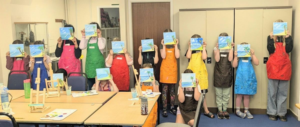 Children's Autumn Painting Workshop at Long Eaton Art Room - Morning