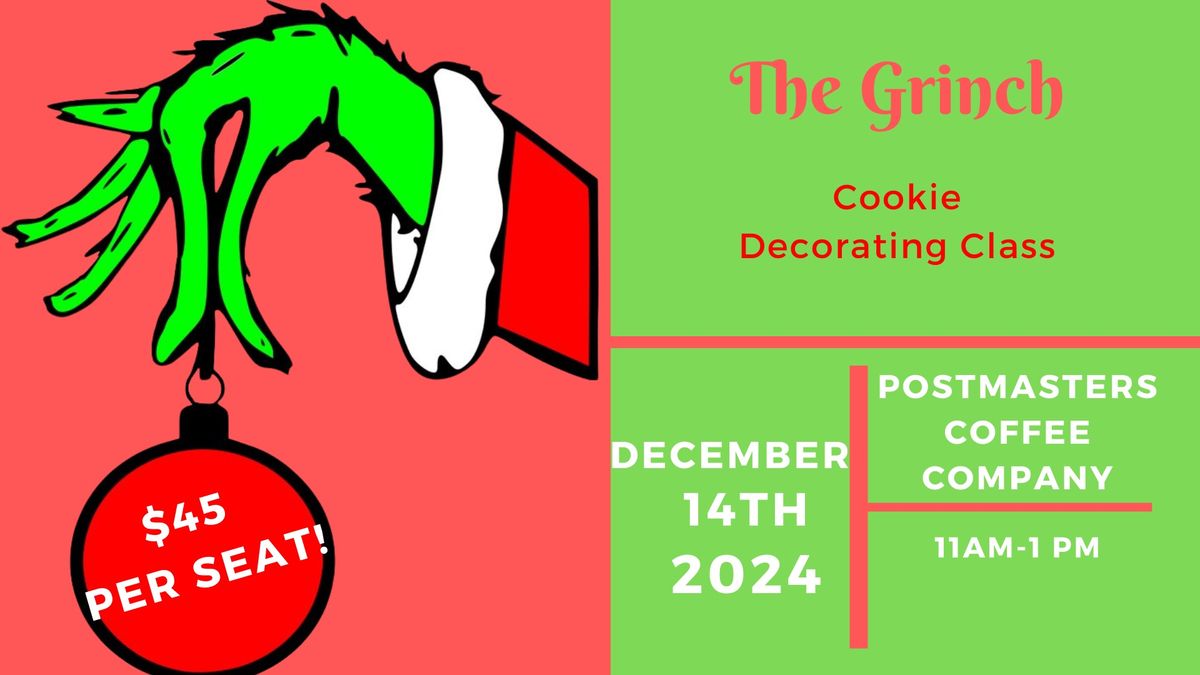 The Grinch Themed Cookie Decorating Class