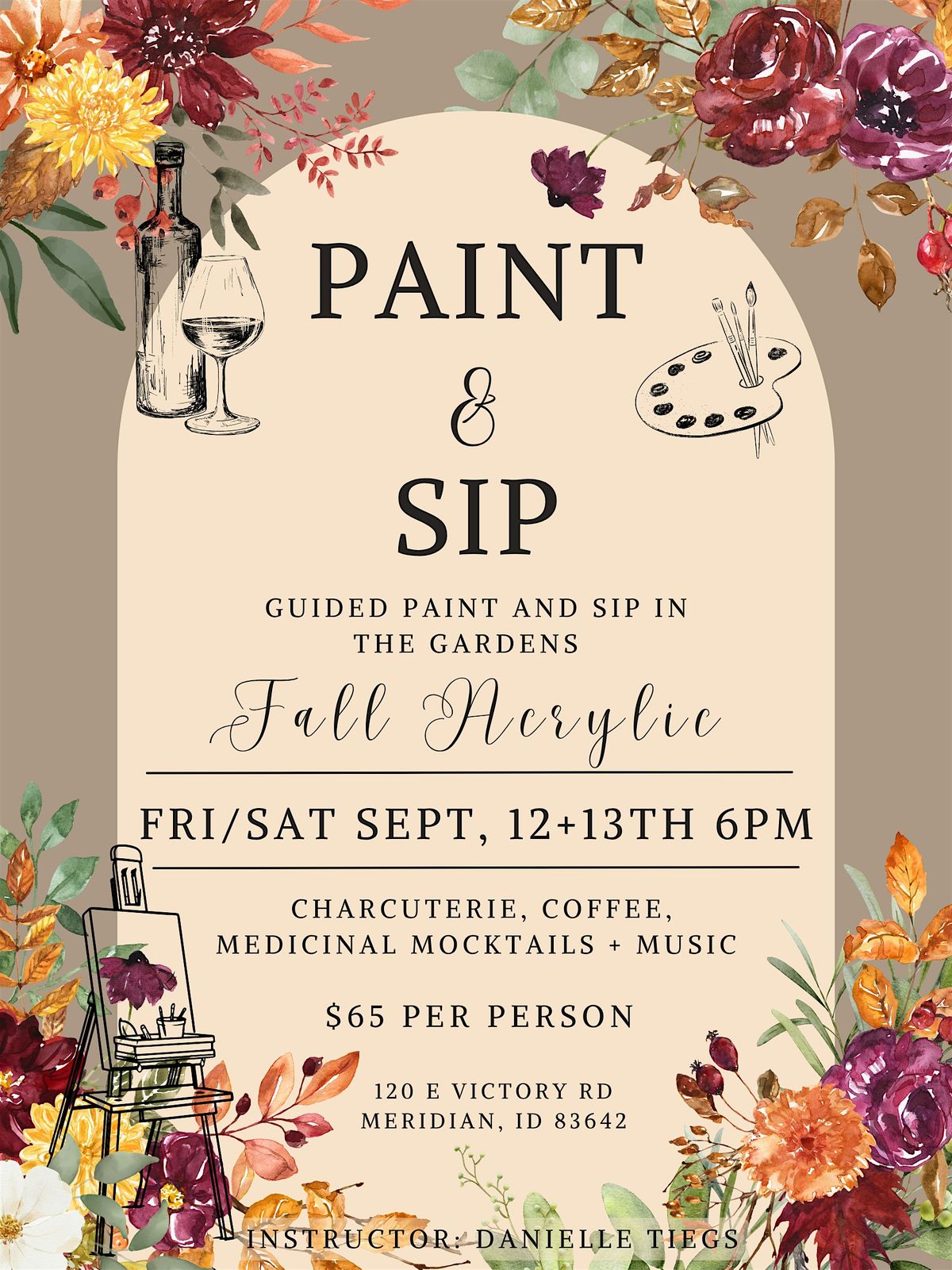 September Paint & Sip (Saturday)