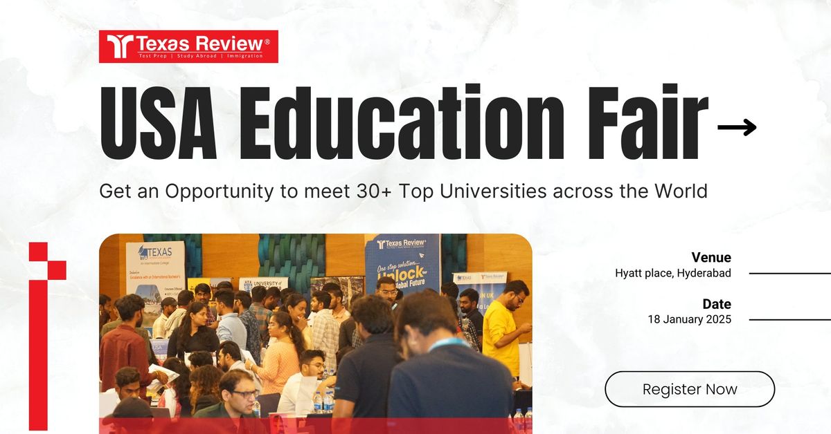 USA EDUCATION FAIR BY TEXAS REVIEW!