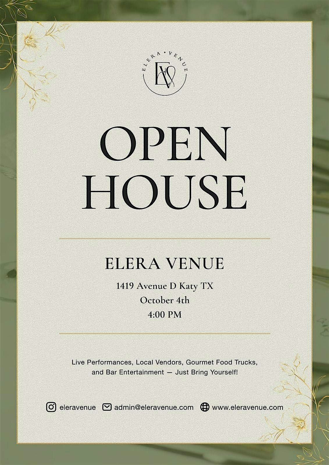 Elera Venue Open House