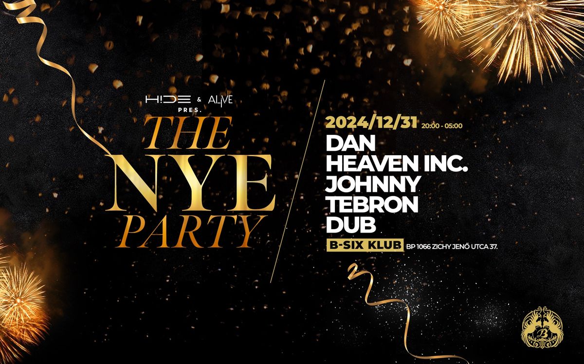 Alive & H!DE pres. The NYE Party