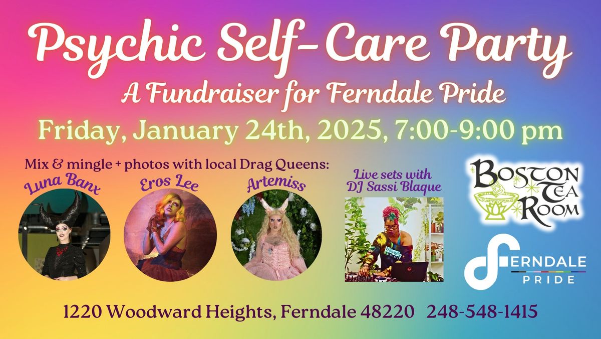 Psychic Self-Care Party: a Fundraiser for Ferndale Pride 2024