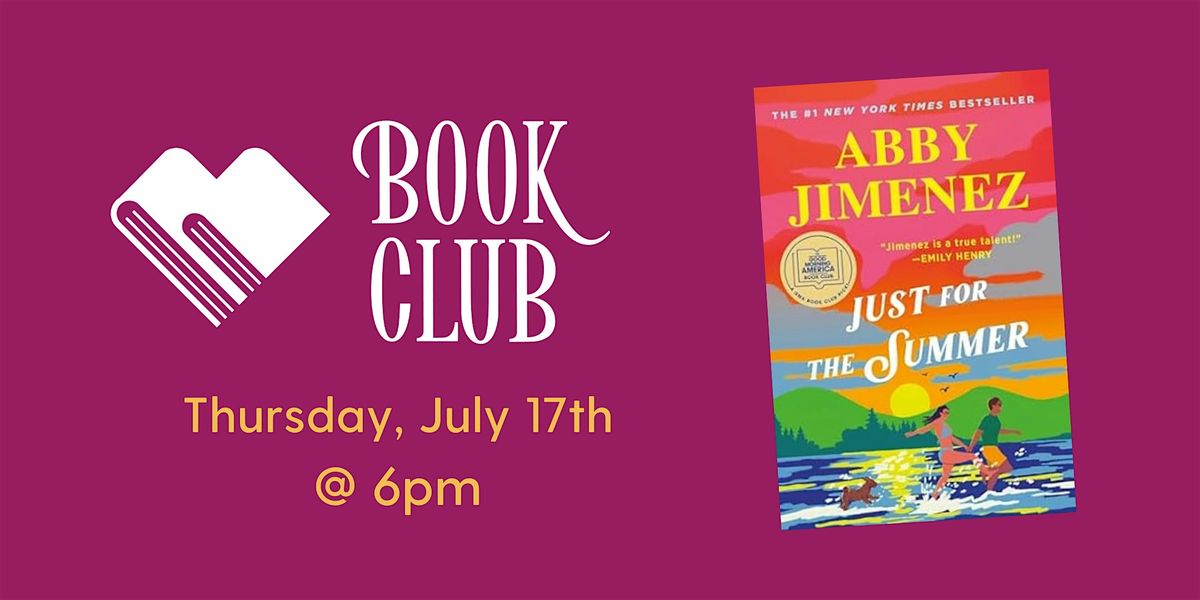 Bookery Book Club: Just for the Summer