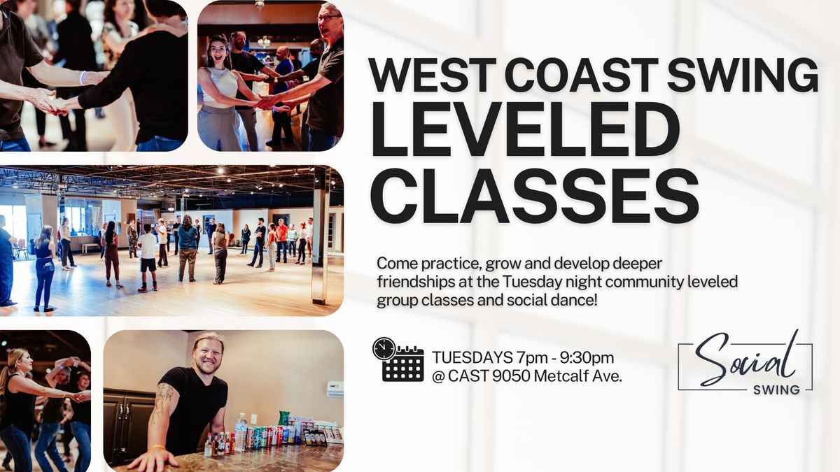 West Coast Swing | Leveled Classes and Social Dance