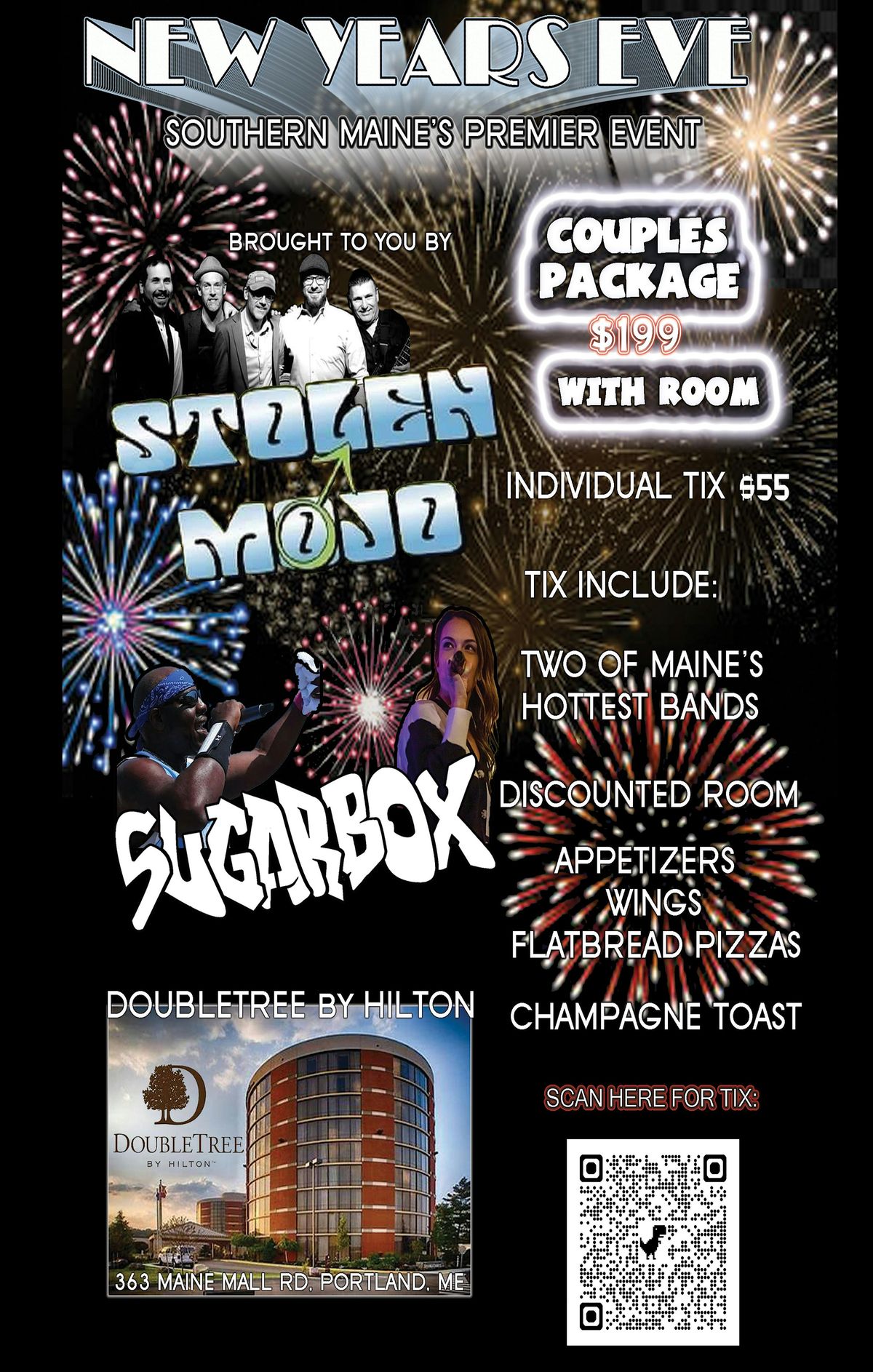 Stolen Mojo & Sugarbox New Years Eve 2.0! At the Double Tree!
