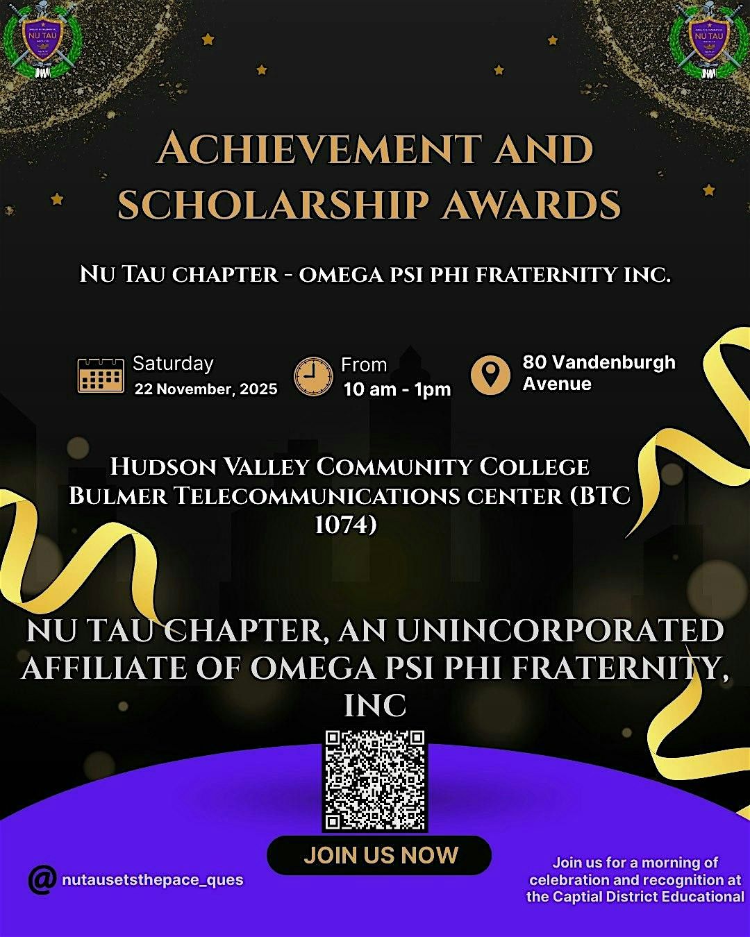 Omega Psi Phi Fraternity - Achievement & Scholarship Awards 2025
