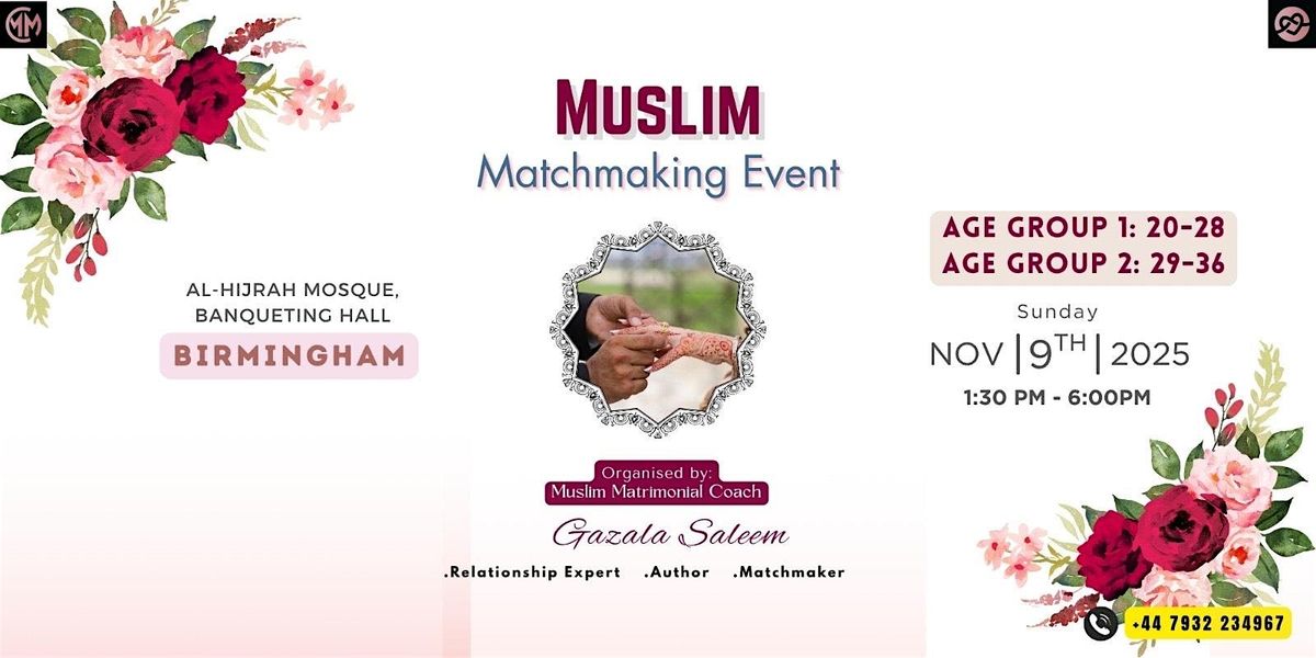 Muslim Marriage\/Matchmaking Event