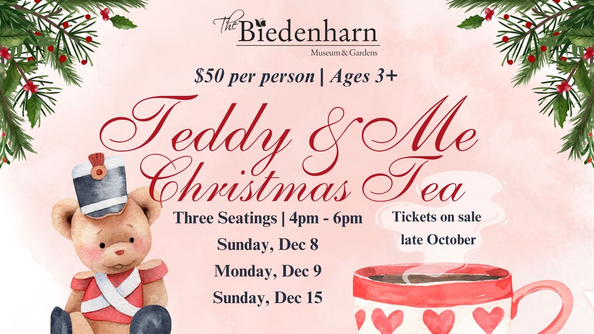 Teddy & Me Christmas Tea (3 Seatings)