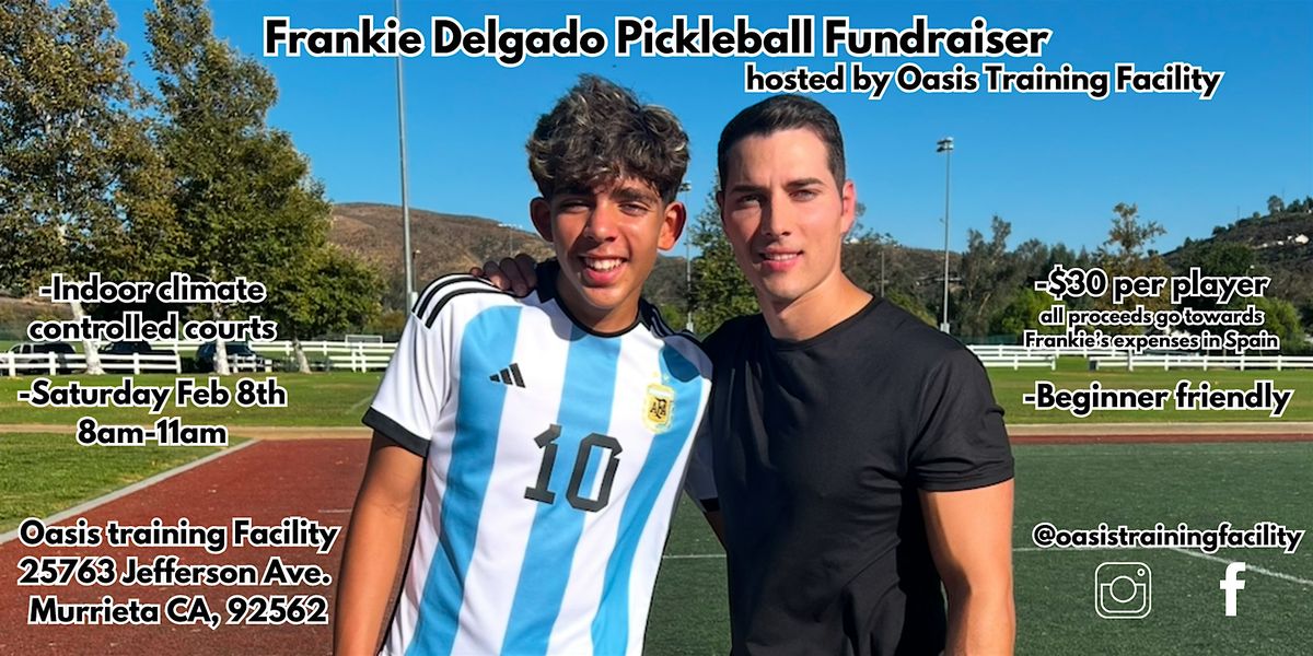 Pickleball Fundraiser Franky Delgado