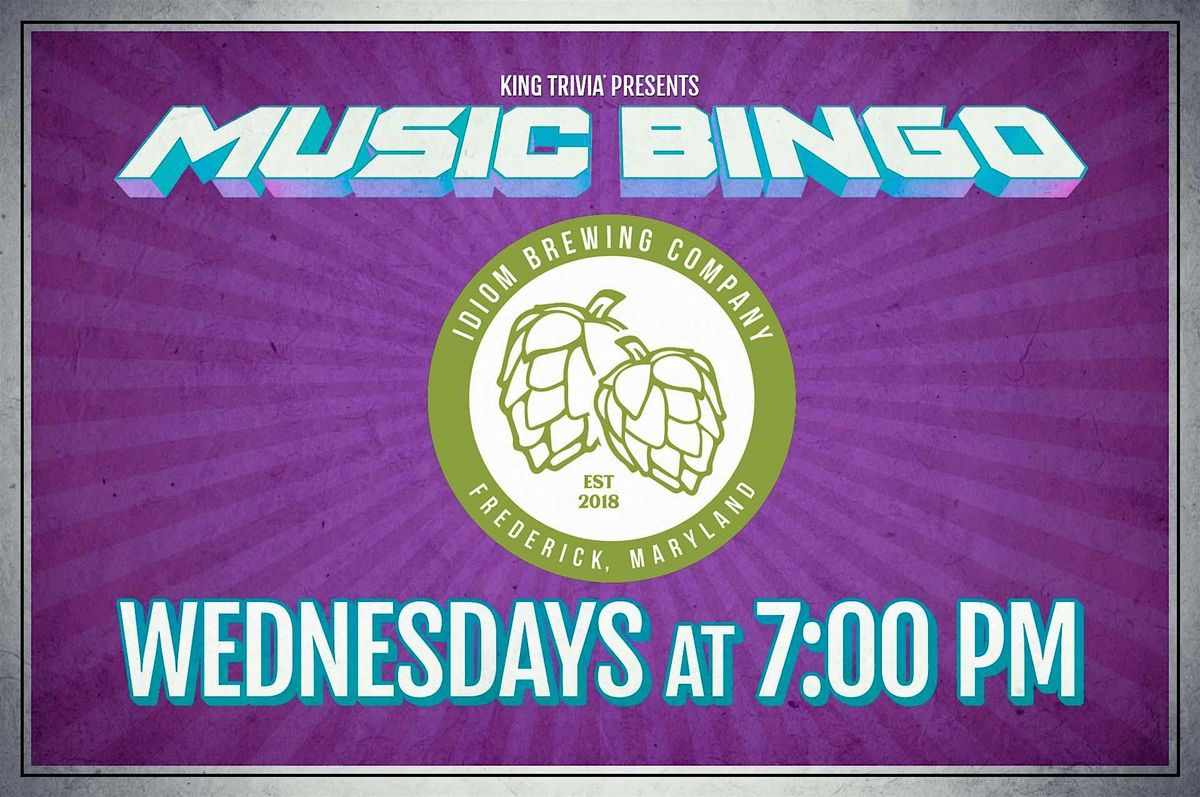 Music Bingo at Idiom Brewing