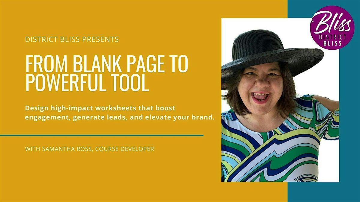 From Blank Page to Powerful Tool: Craft Actionable Worksheets