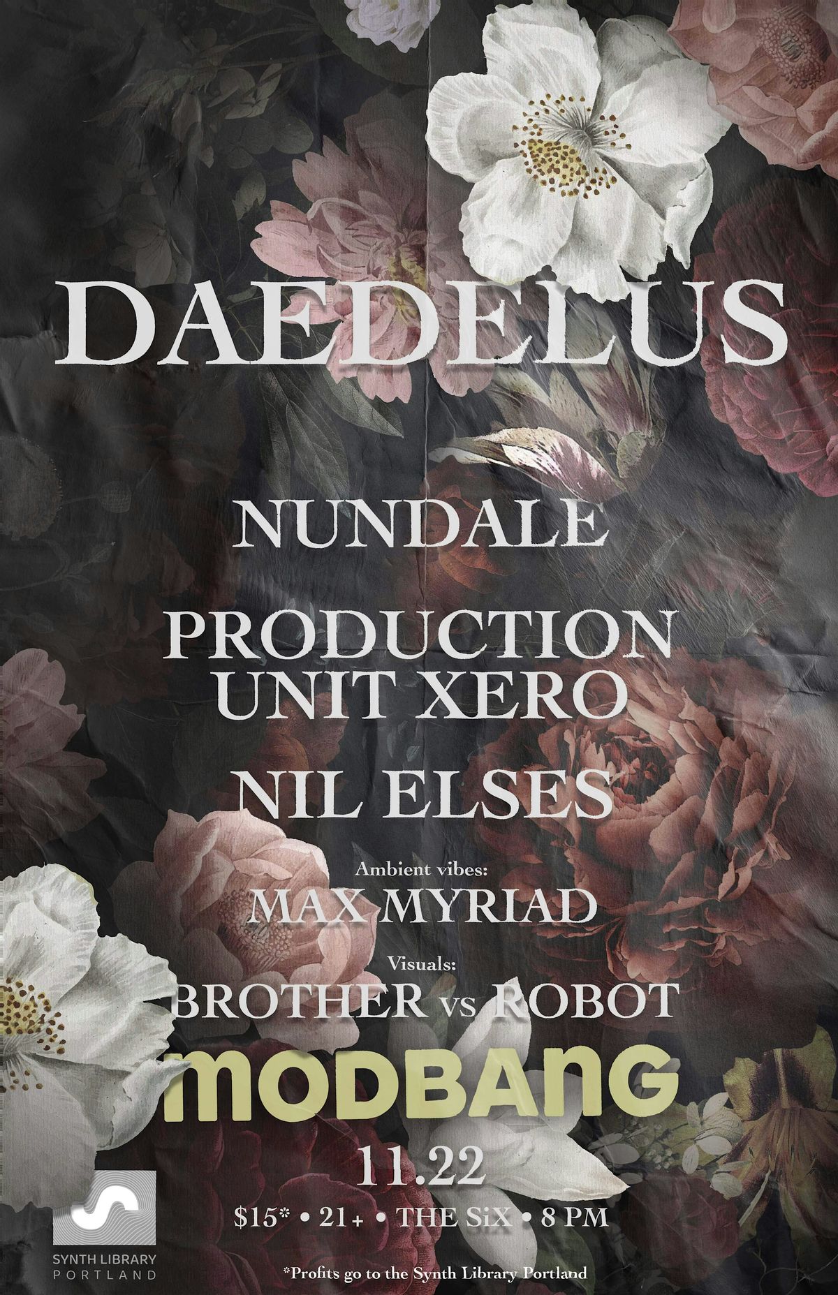 Synth Library Presents: Daedelus x Modbang Benefit Show