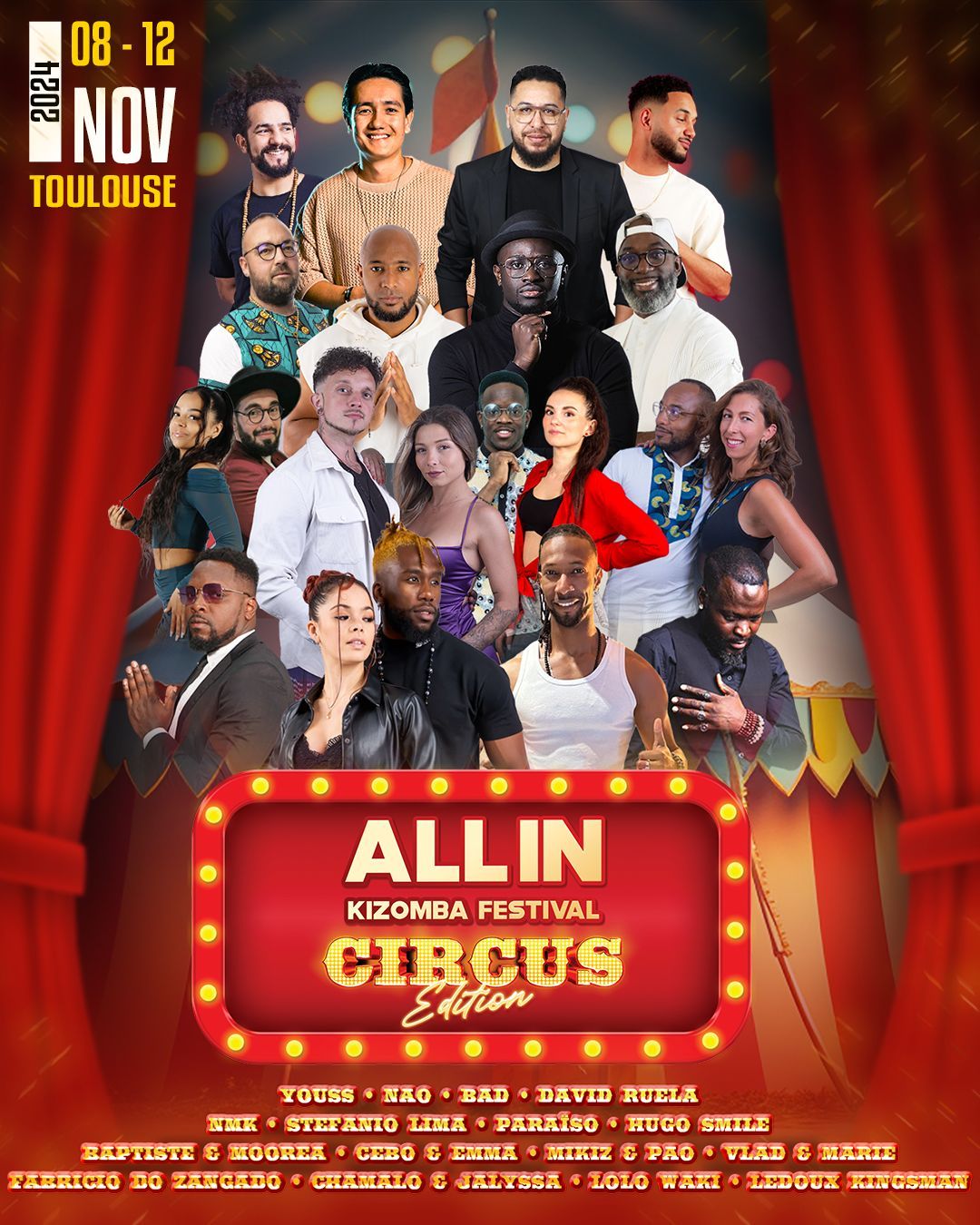 ALL IN KIZOMBA FESTIVAL \/ CIRCUS Edition \/ Toulouse 2024