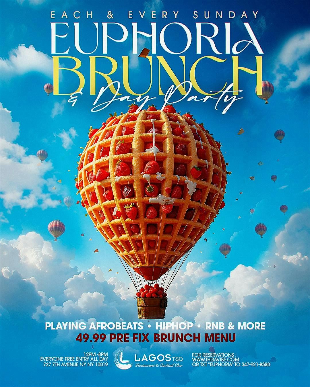 Euphoria Sunday Brunch & Day Party | @ Lagos TSQ