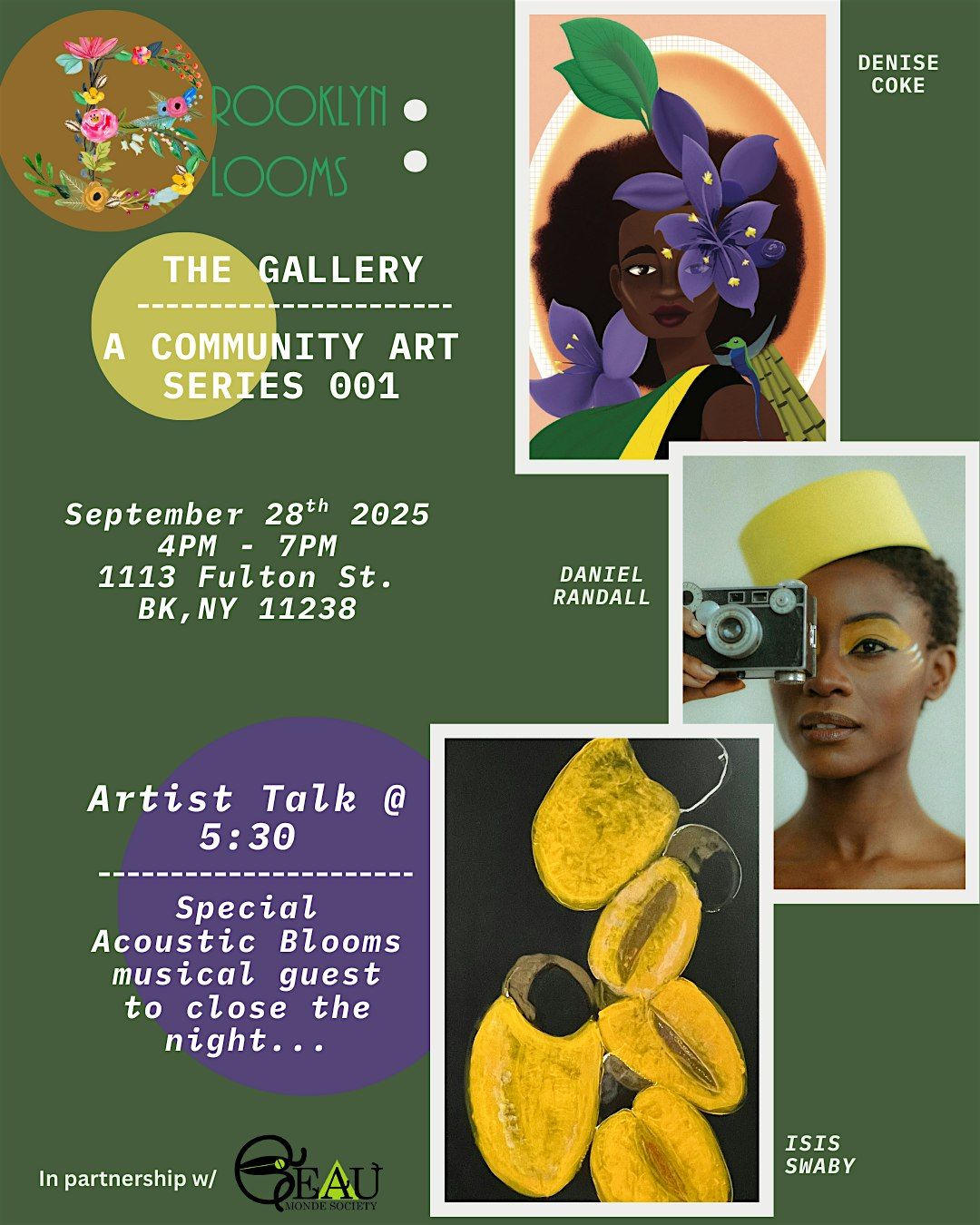Brooklyn Blooms: The Gallery. A Community Art Series 001