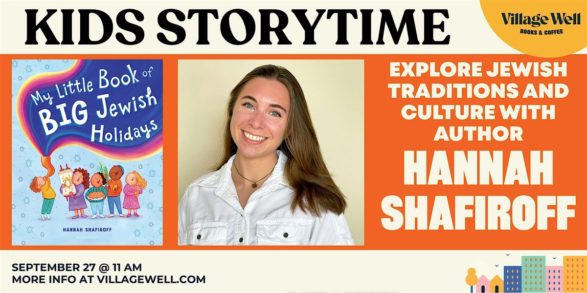Kids Storytime w\/ Hannah Shafiroff