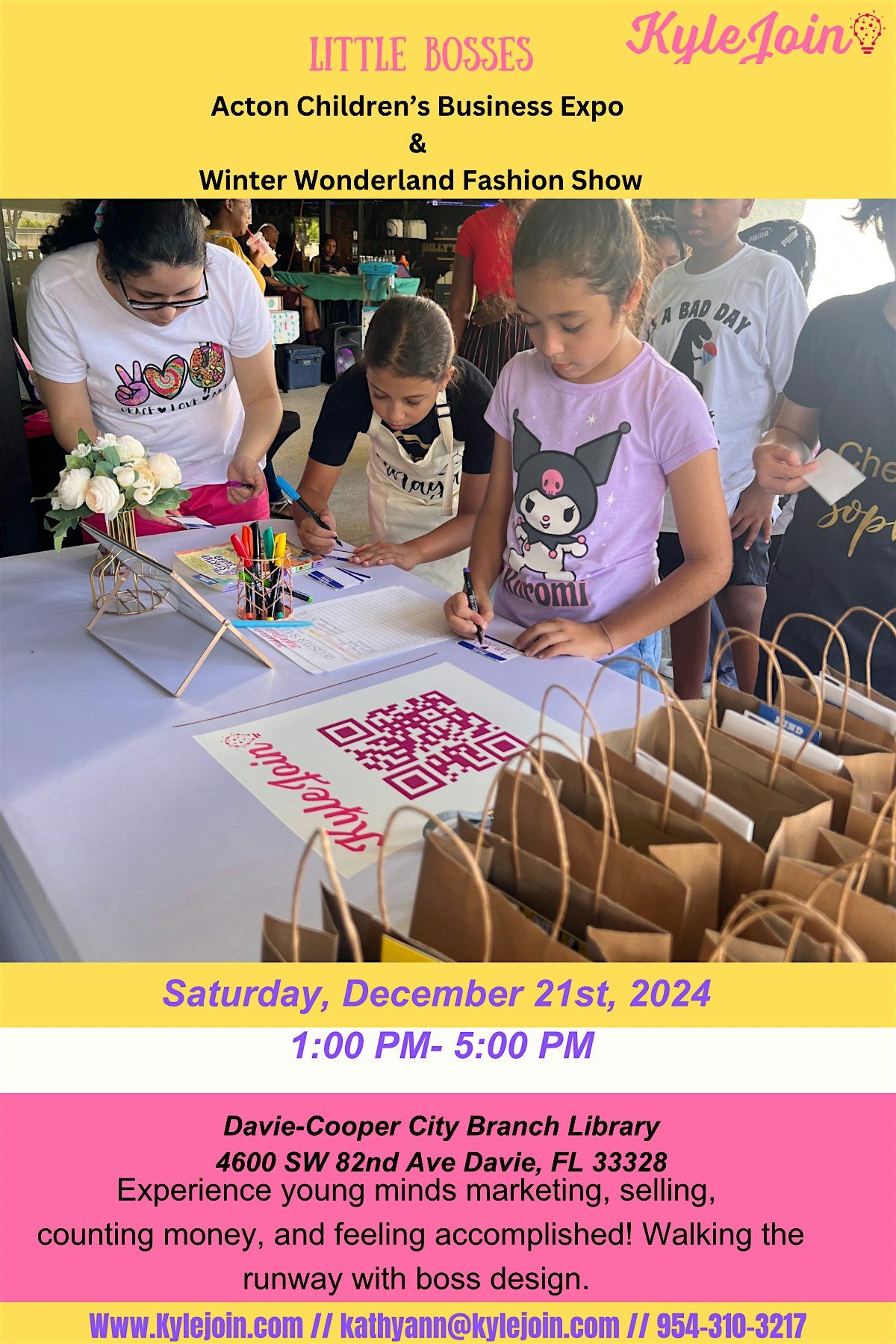 Little Bosses : Acton Children\u2019s Biz Expo