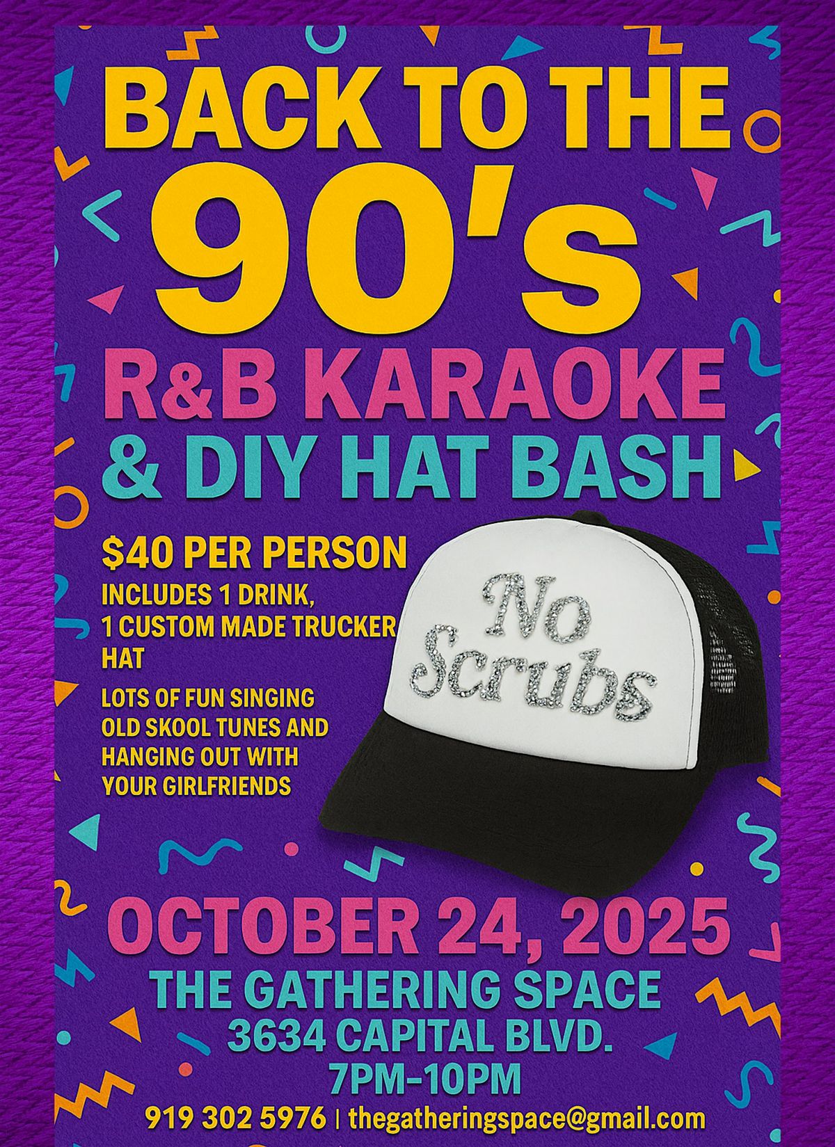 "Back to the 90's: R & B Karaoke "