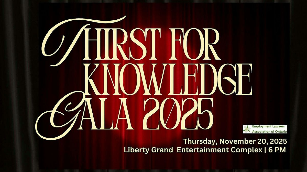 TFK Gala 2025 - Employment Lawyers Association of Ontario