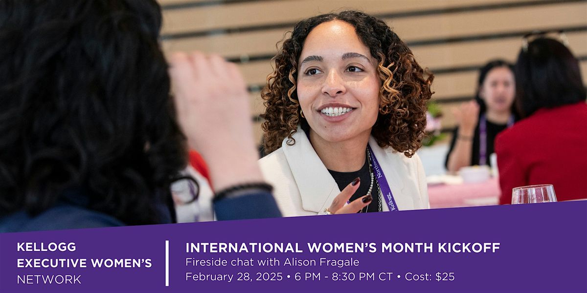 International Women\u2019s Month Kickoff: Fireside Chat with Alison Fragale