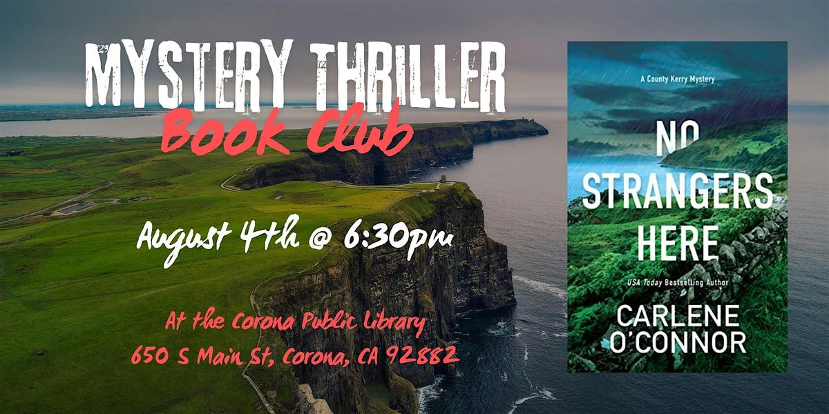 Book Club Discussion: No Strangers Here by Carlene O'Connor