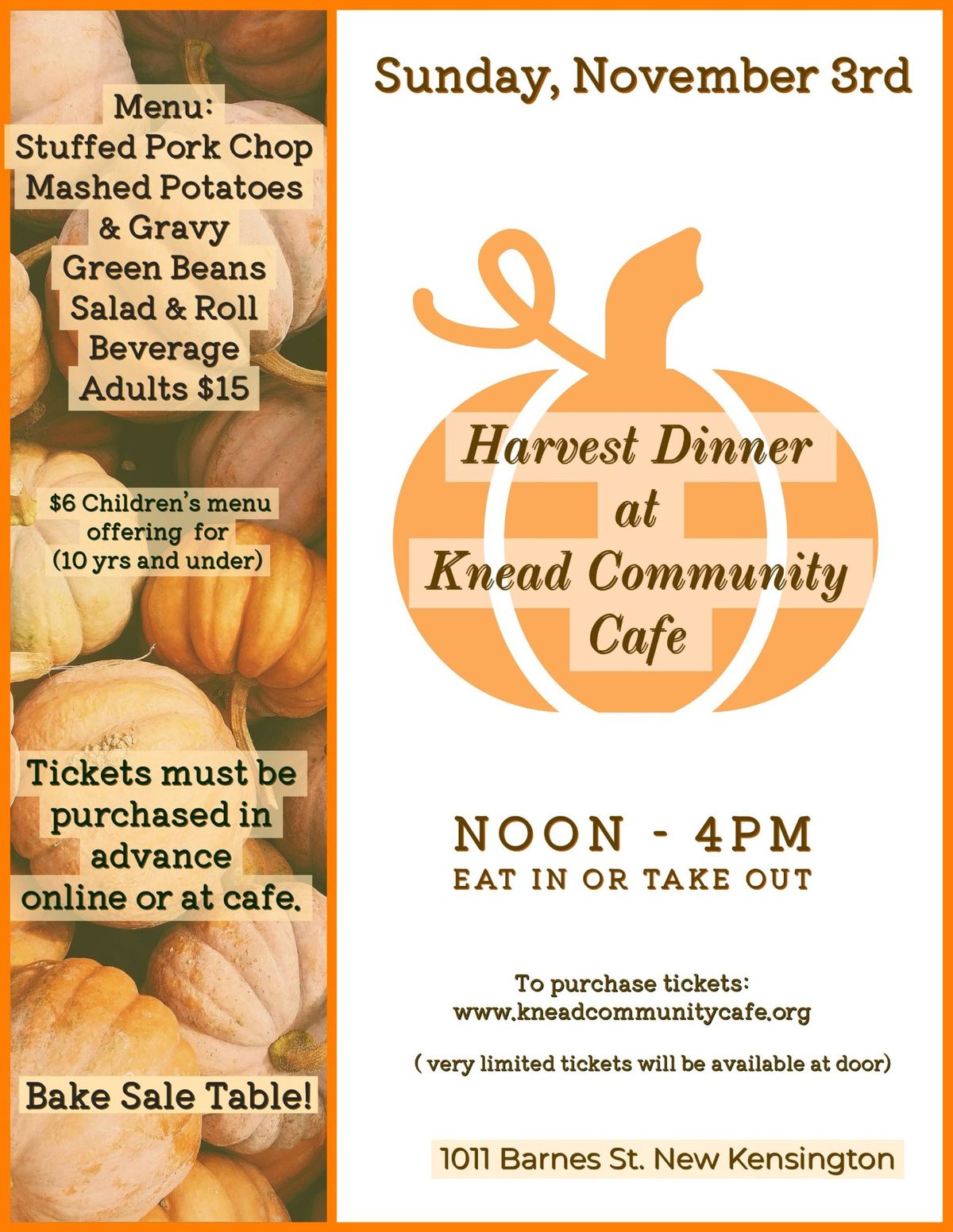 Fall Harvest Dinner