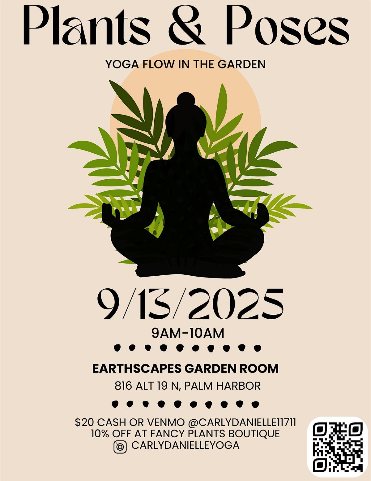 Plants & Poses Yoga Flow - Second Saturday of the Month!