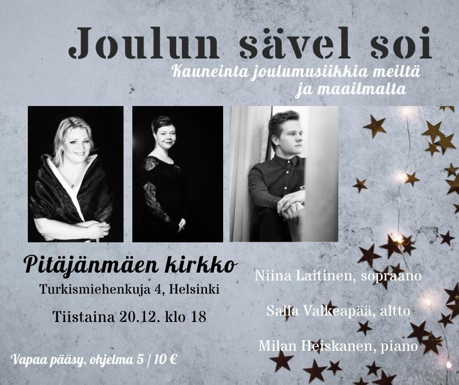 Joulun sävel soi, Pitäjänmäen seurakunta, Helsinki, 20 December 2022
