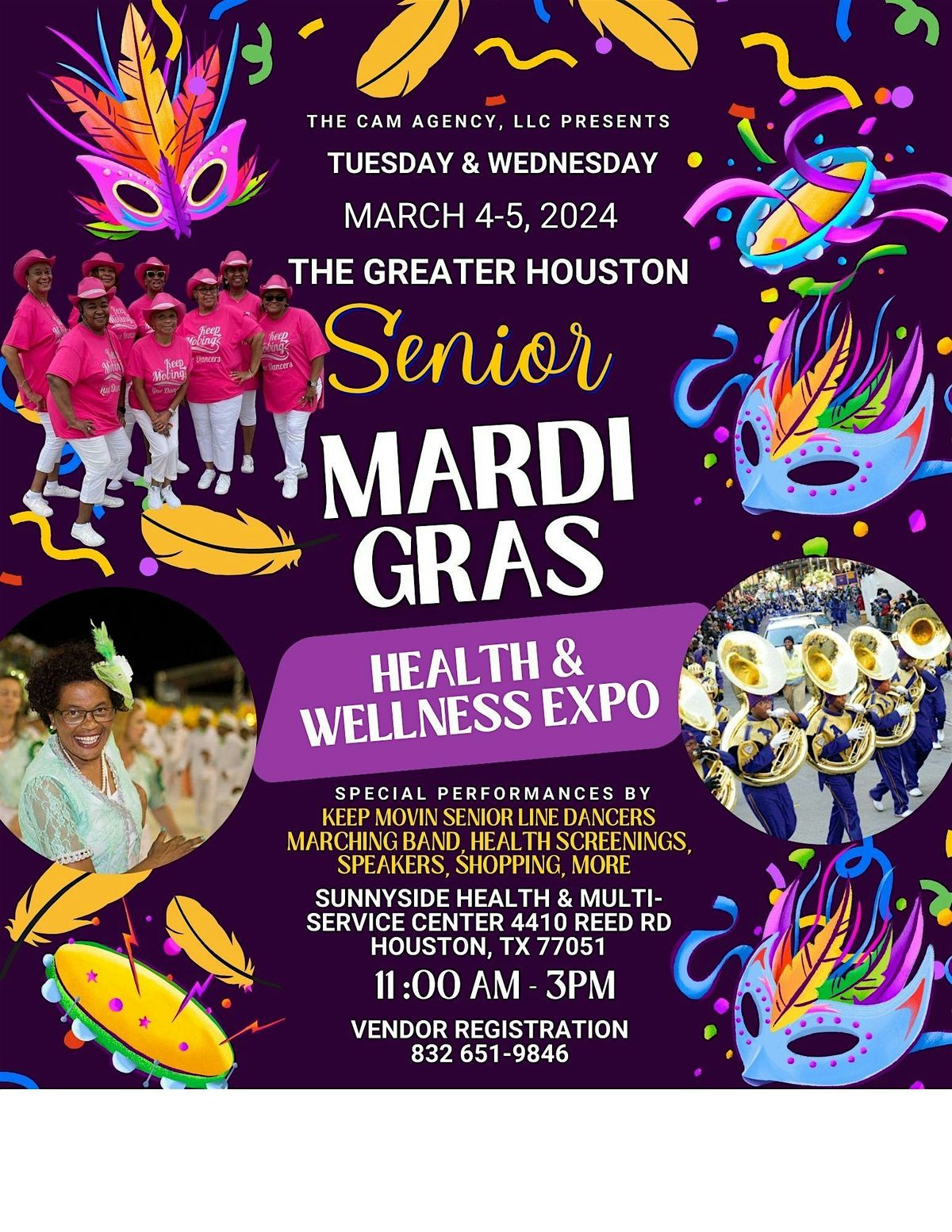 The Greater Houston Senior Mardi Gras Health and Wellness Expo