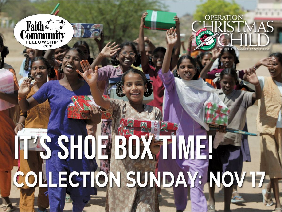 Operation Christmas Child Collection Sunday