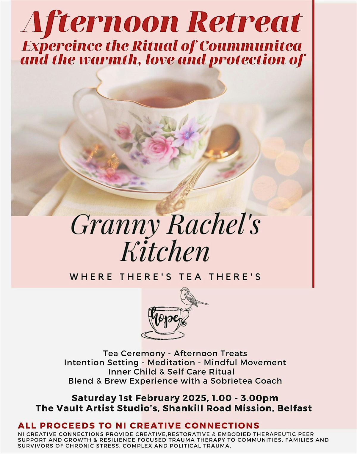 Granny Rachel's Kitchen Spring Afternoon Retreat