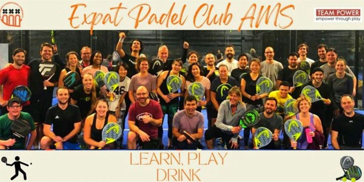 Expat Padel Club AMS - Yves & Odile Jewels. \u201cPlay & Shine\u201d